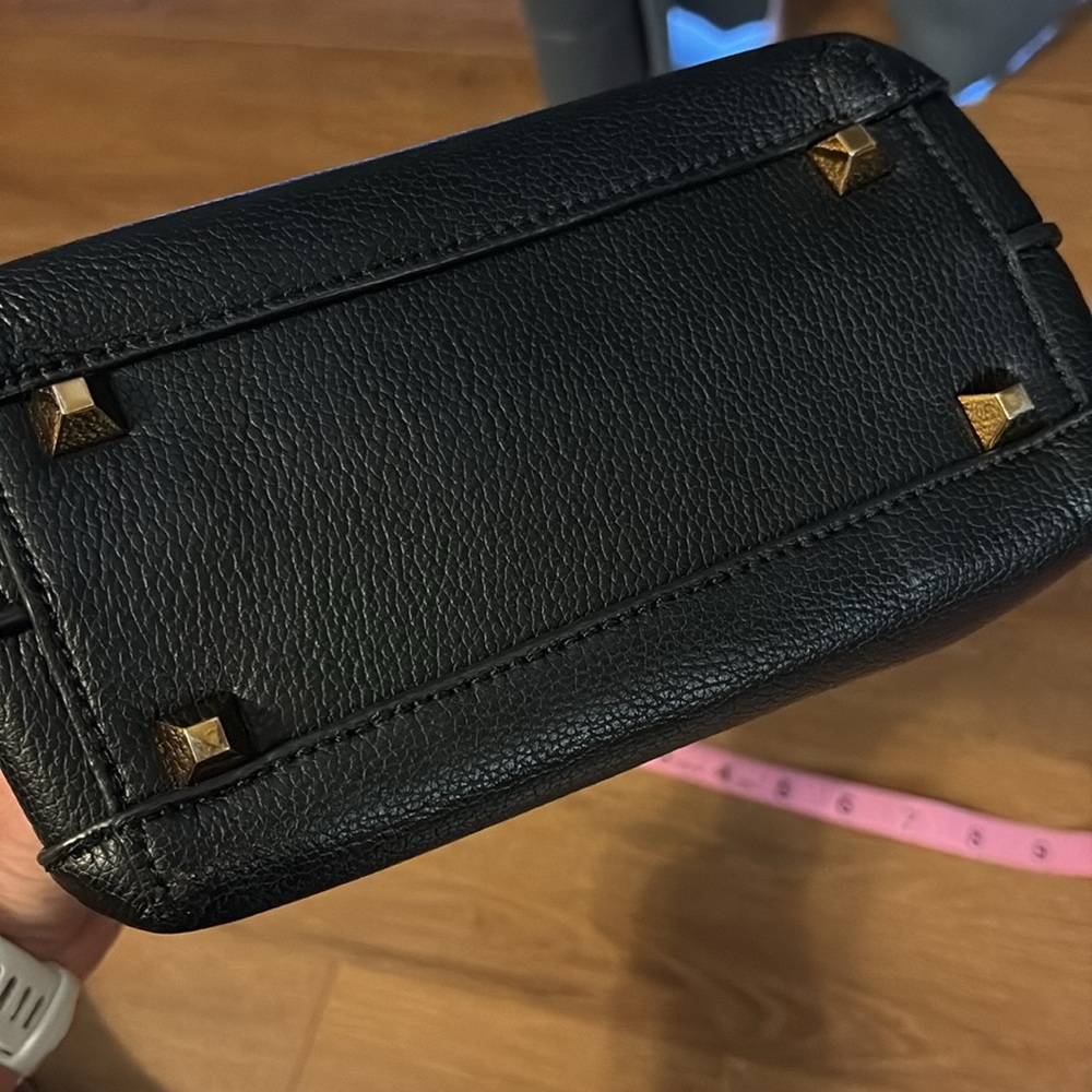 MCM Mini Black Satchel with Chain Strap - Picture 4 of 9